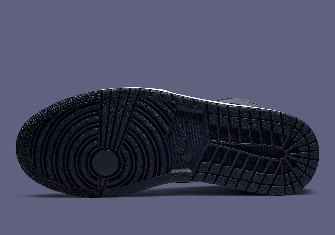 Jordan 1 Mid Obsidian Sanded Purple