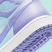 Jordan 1 Mid Purple Aqua
