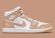 Jordan 1 Mid tan gum
