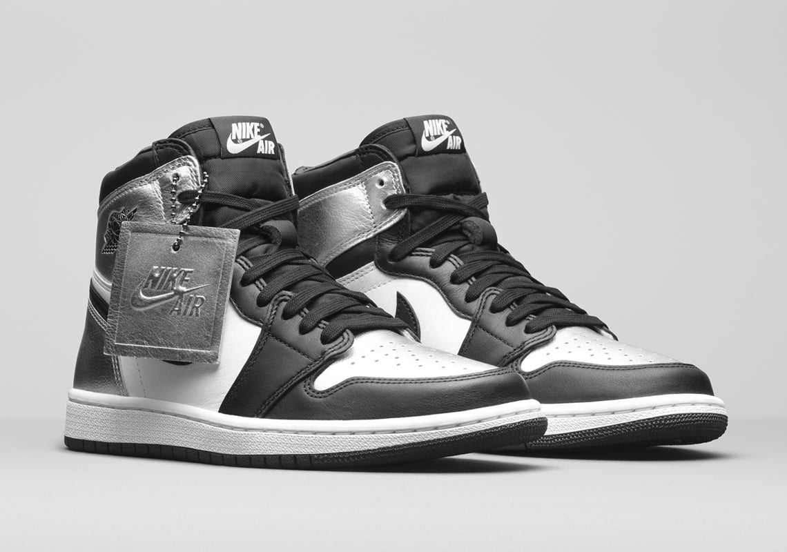Jordan 1 Retro High Silver Toe