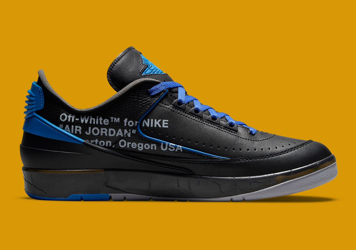 Jordan 2 Retro Low SP Off-White Black Blue