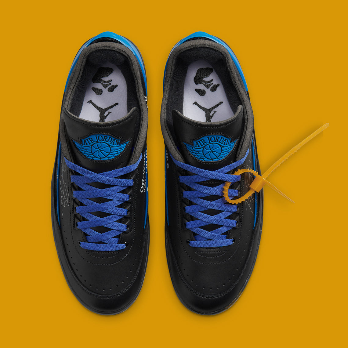 Jordan 2 Retro Low SP Off-White Black Blue
