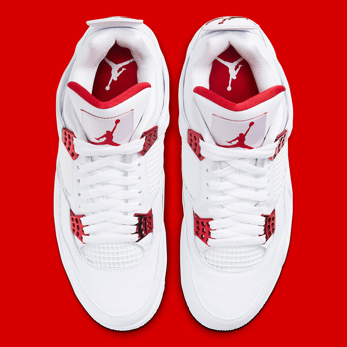 Retro Metallic Red Nike Jordan Jordan Metallic Red 4s White And