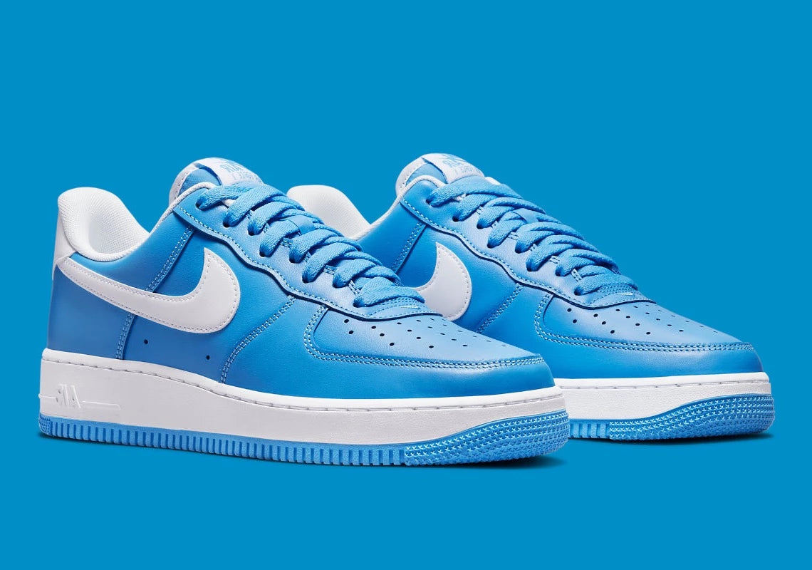 Nike af1 blue and white shop