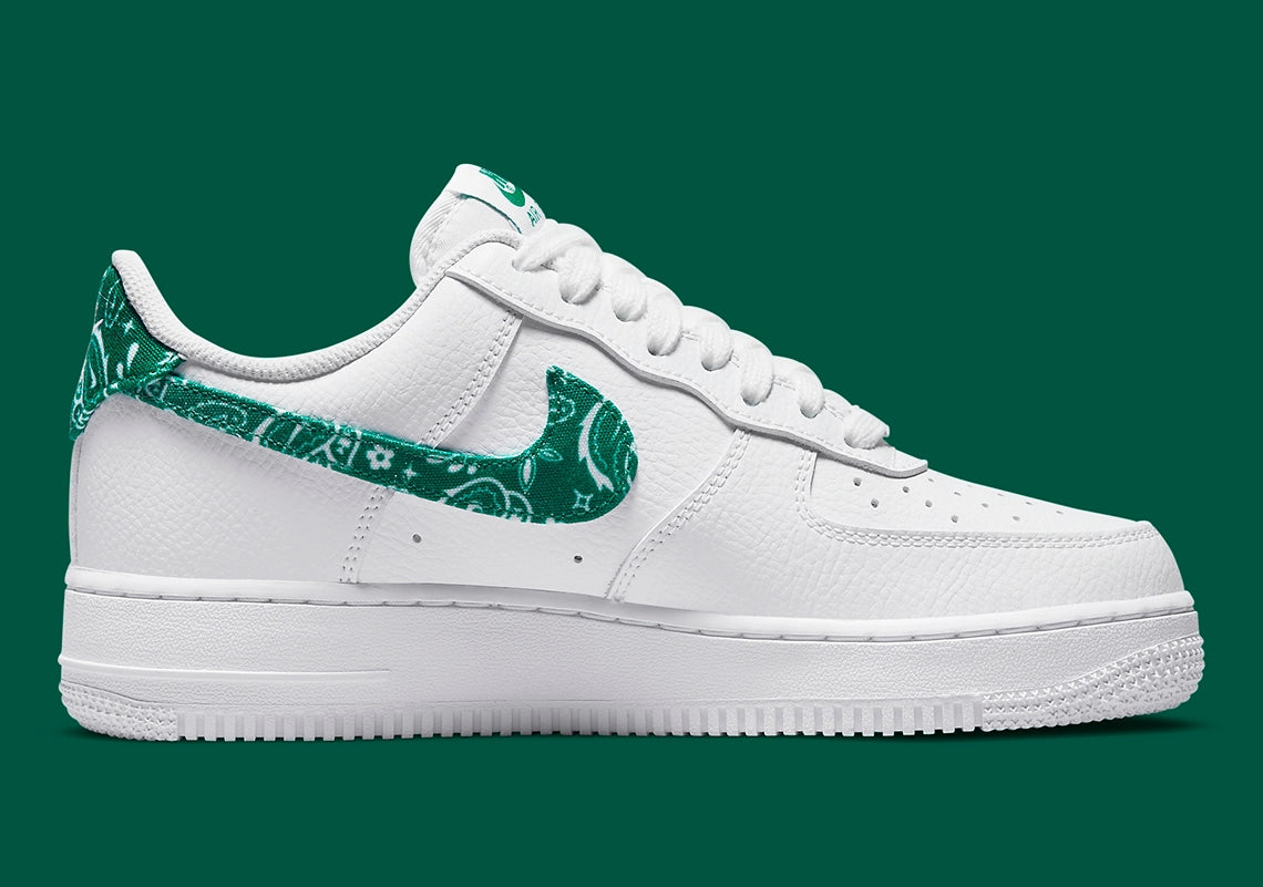 Nike Air Force 1 Low 07 Essential White Green Paisley
