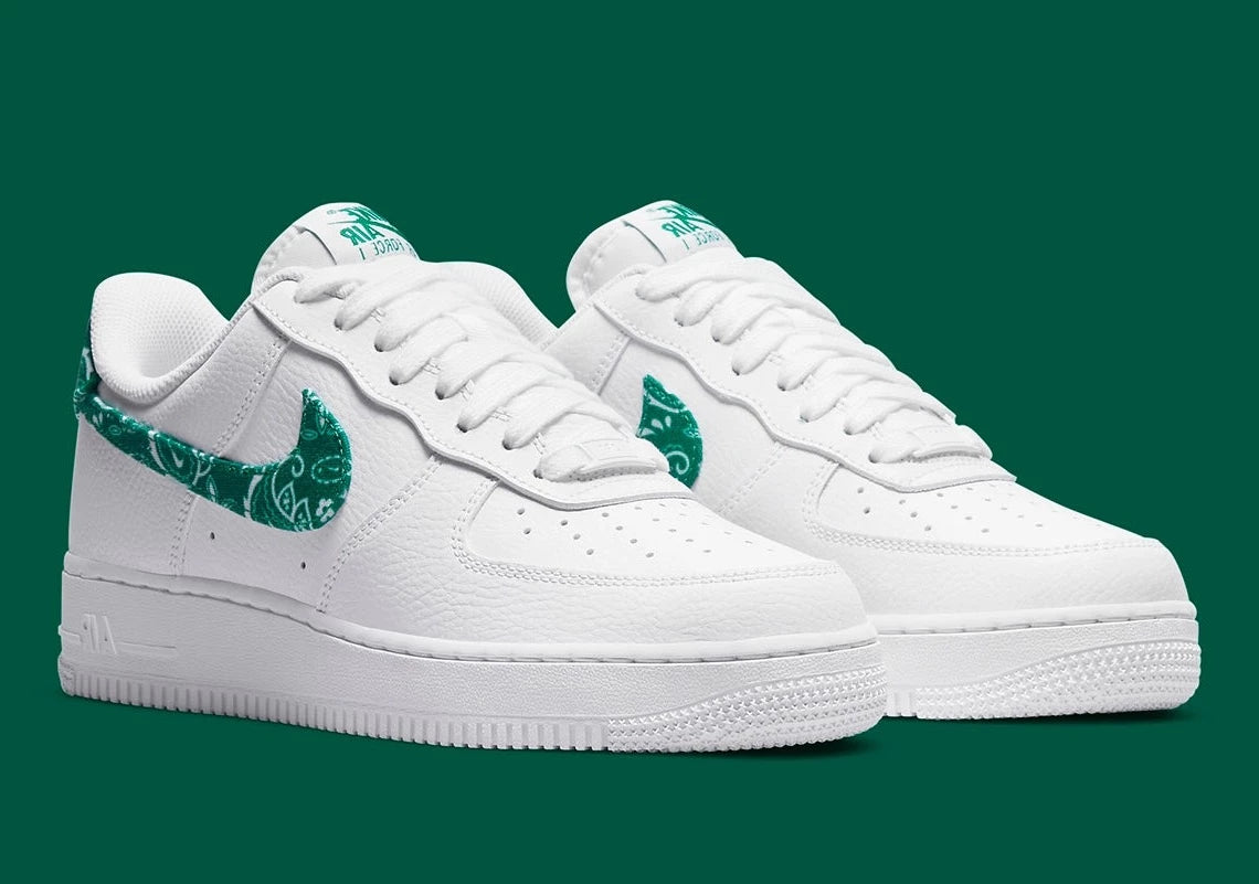 Nike Air Force 1 Low '07 Essential White Green Paisley