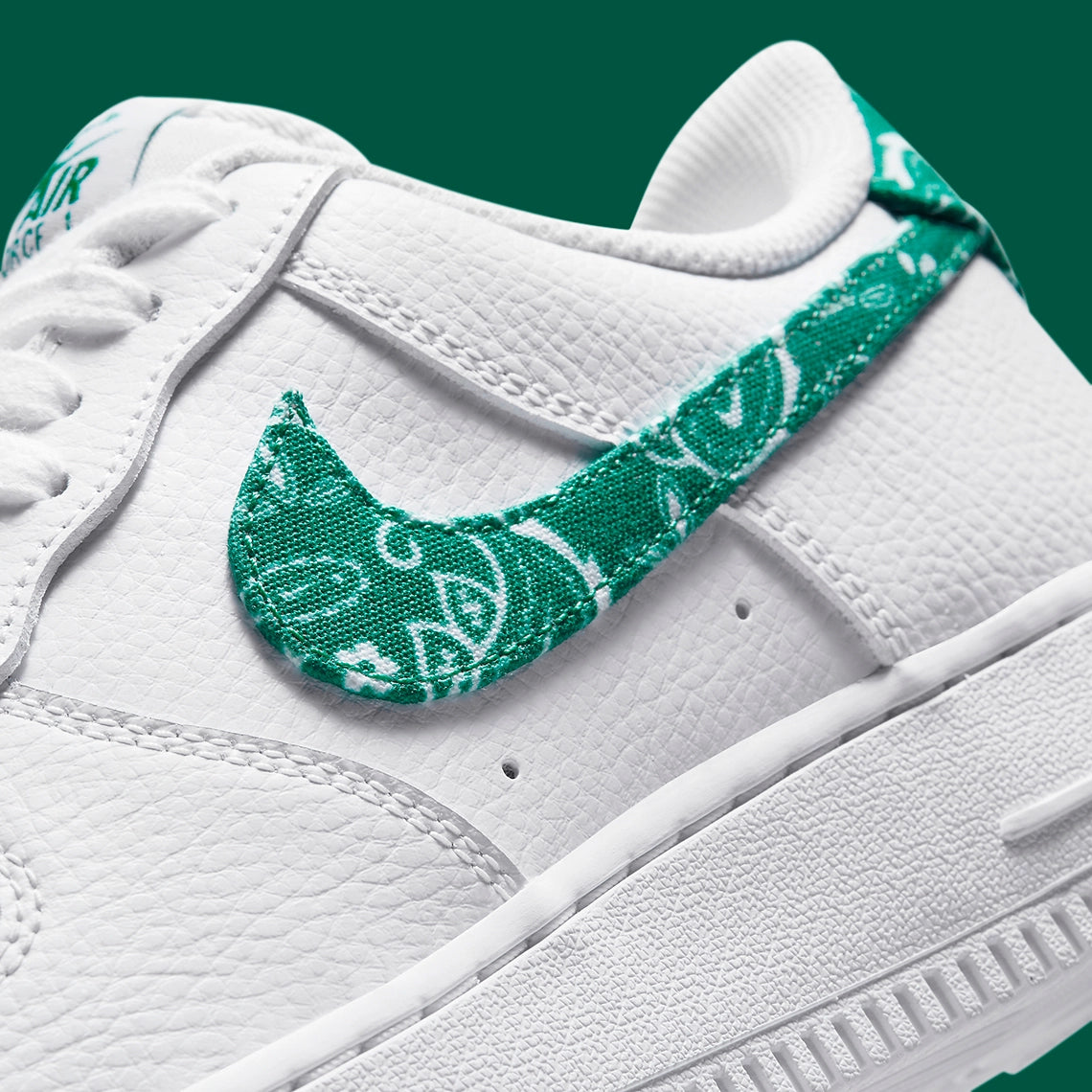 Nike Air Force 1 Low '07 Essential White Green Paisley