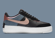 Nike Air Force 1 Shadow Black Light Arctic Pink Claystone Red