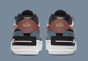 Nike Air Force 1 Shadow Black Light Arctic Pink Claystone Red