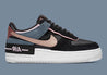 Nike Air Force 1 Shadow Black Light Arctic Pink Claystone Red