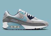 Nike Air Max 90 Pure Platinum Warm Blue