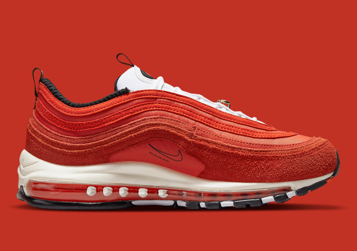 Nike air max 97 blanc orange sales