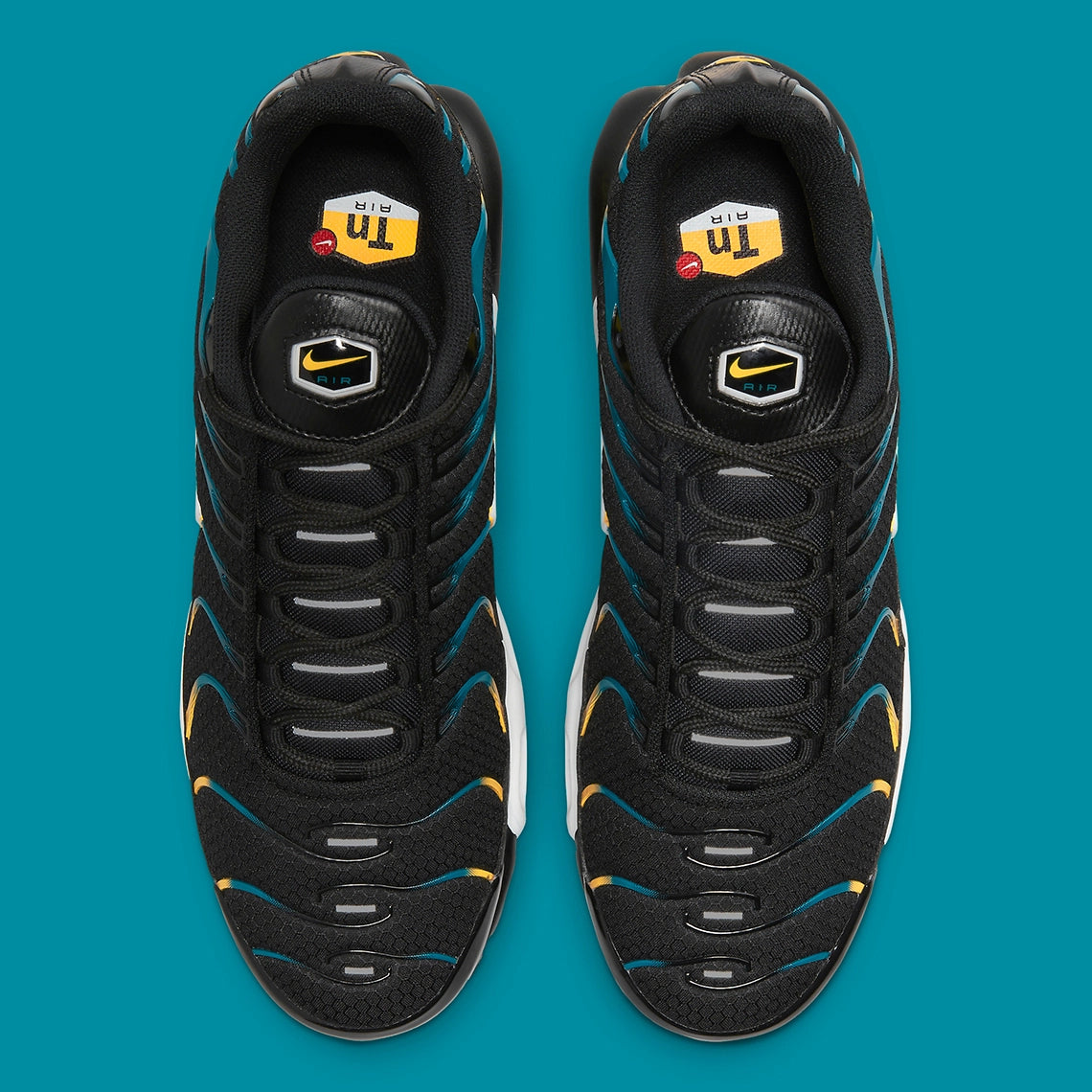 Nike Air Max Plus Black Teal Yellow