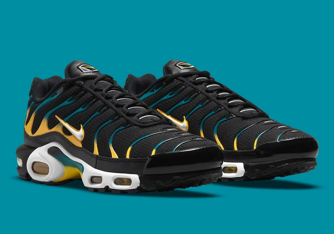 Nike Air Max Plus Black Teal Yellow