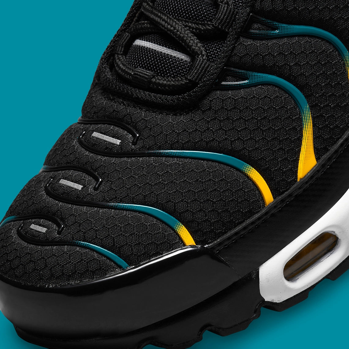 Nike Air Max Plus Black Teal Yellow GlobalSneakers