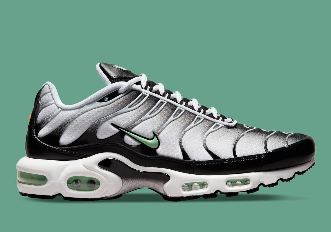 Nike Air Max Plus White Black Mint Green