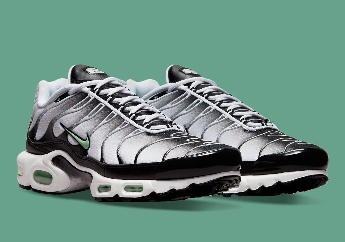 Nike Air Max Plus White Black Mint Green