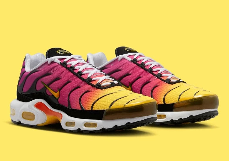 Nike air max yellow pink sales