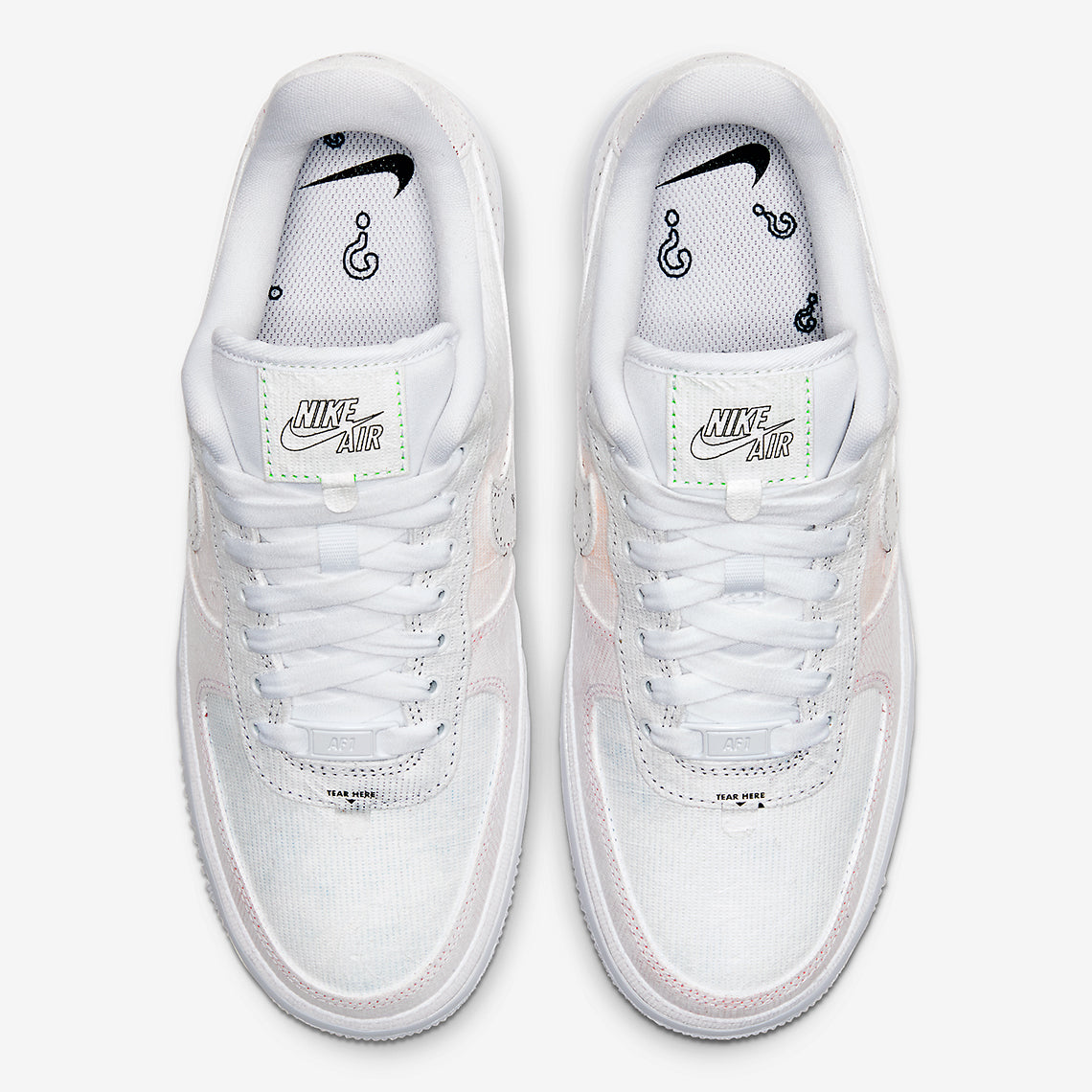 Nike - Air Force 1 LX Tear Away Red Swoosh
