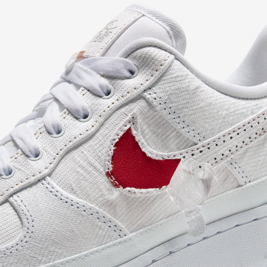 Nike - Air Force 1 LX Tear Away Red Swoosh