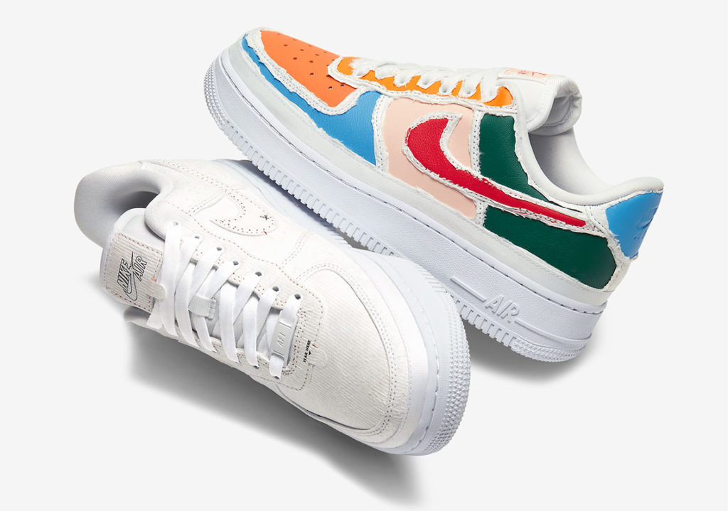 Nike - Air Force 1 LX Tear Away Red Swoosh