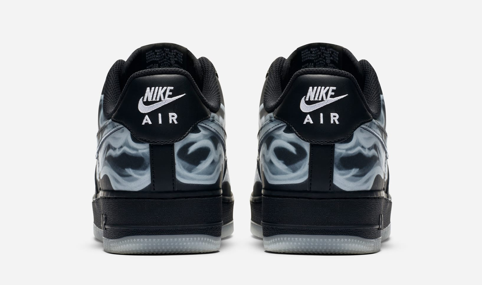 Nike - Air Force 1 Low Black Skeleton