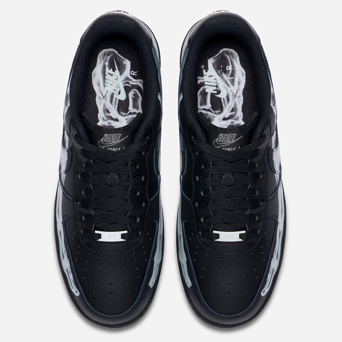Nike - Air Force 1 Low Black Skeleton