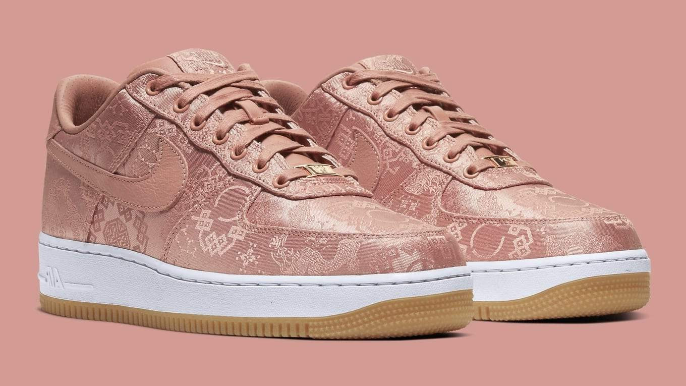 Nike - Air Force 1 Low Clot Rose Gold Silk (Regular Box)