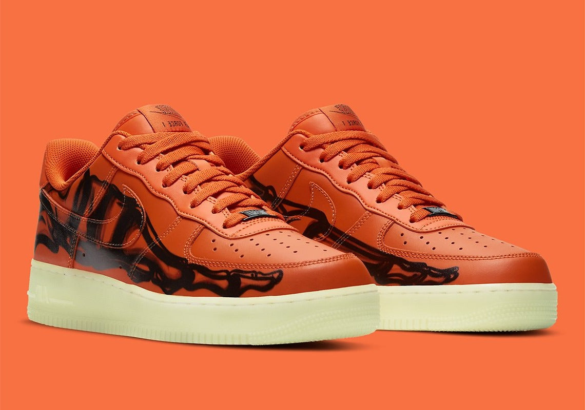 Nike - Air Force 1 Low Orange Skeleton