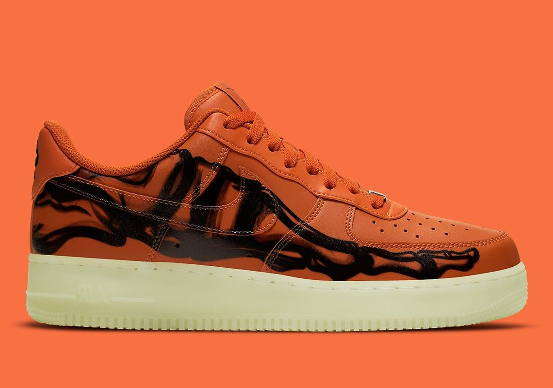 Nike - Air Force 1 Low Orange Skeleton