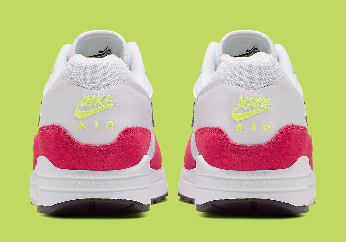 Nike - Air Max 1 White Black Volt Rush Pink