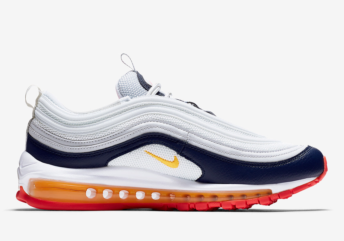 Nike - Air Max 97 Midnight Navy Racer Pink Laser Orange