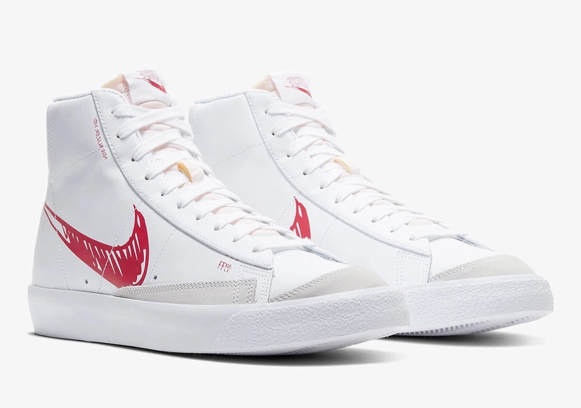 Nike - Blazer Mid 77 Sketch White Red