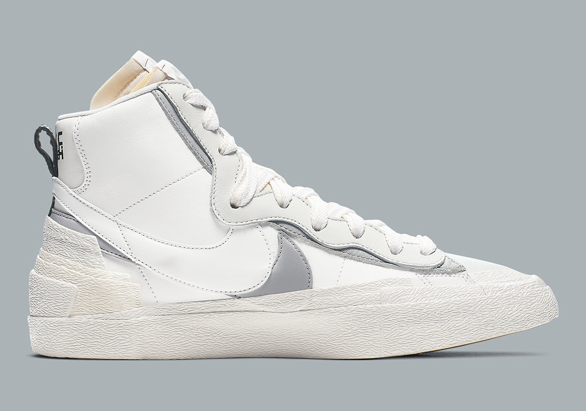 Nike - Blazer Mid Sacai White Grey