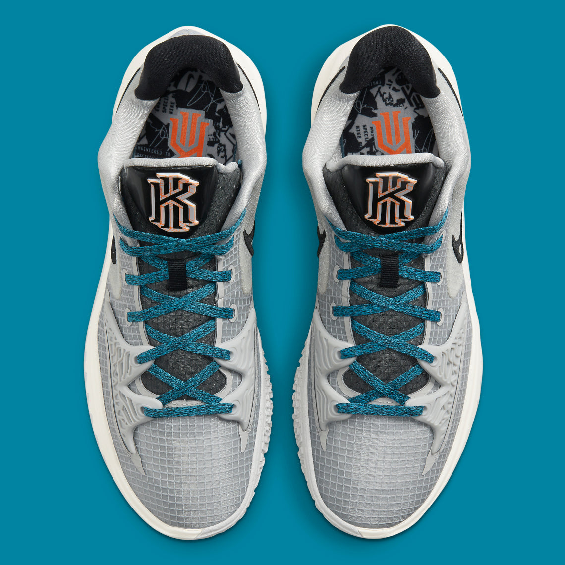 Kyrie 4 top low grey
