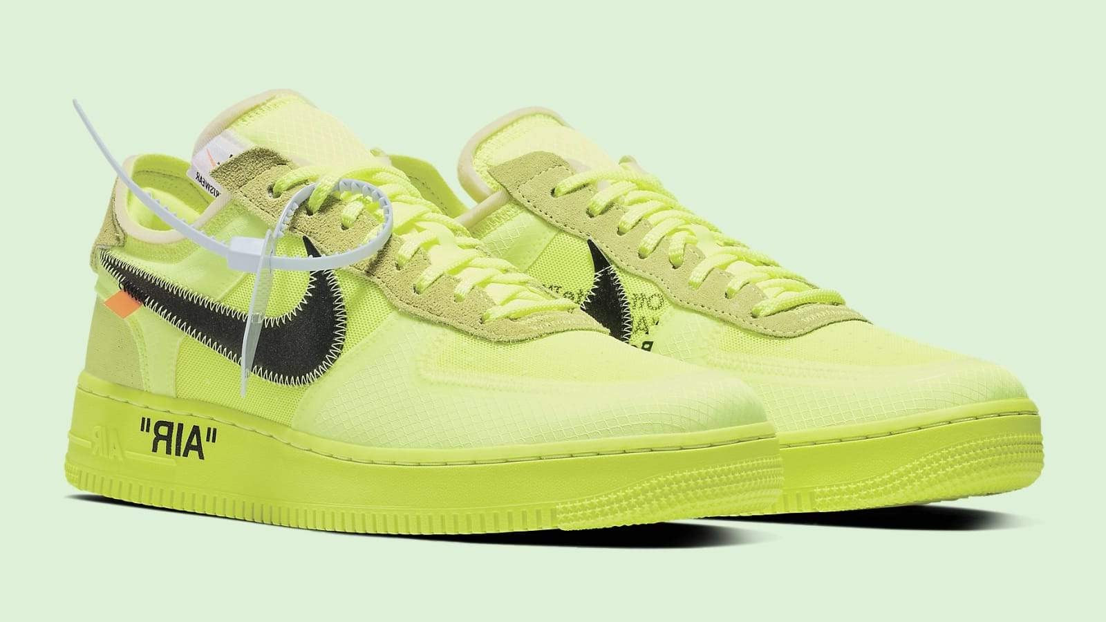 Nike Air Force Low Off White Volt – GlobalSneakers