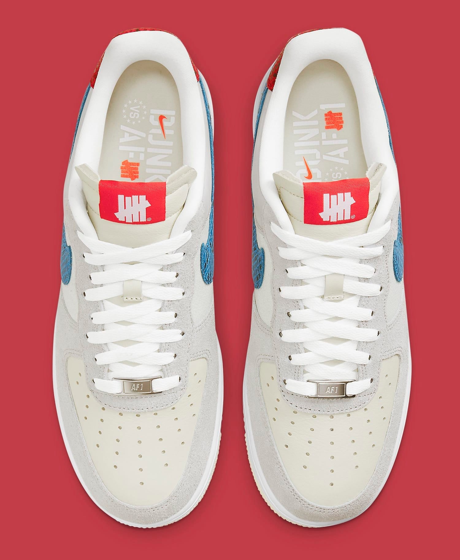 Nike Air Force 1 Low SP Undefeated 5 On It Dunk vs. AF1