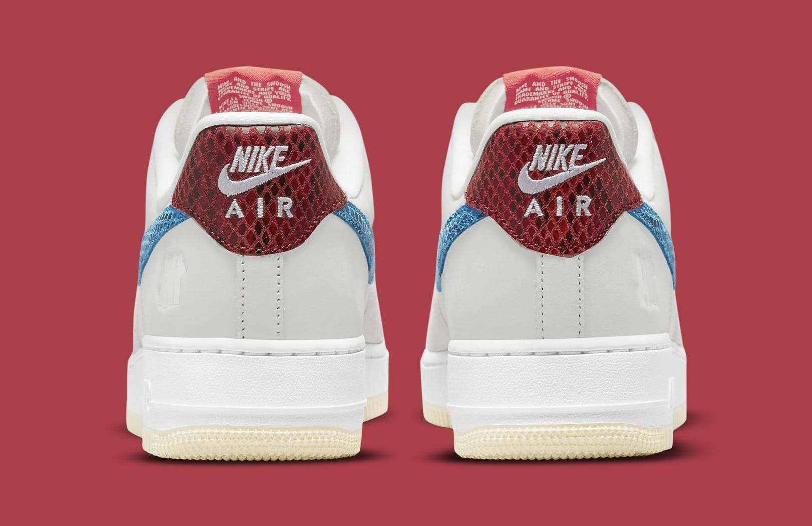 Nike Air Force 1 Low SP Undefeated 5 On It Dunk vs. AF1