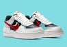 Nike Air Force 1 Shadow Bleached Aqua Chile Red