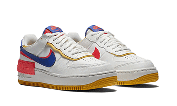 Nike Air Force 1 Shadow White Flash Crimson Astronomy Blue GlobalSneakers