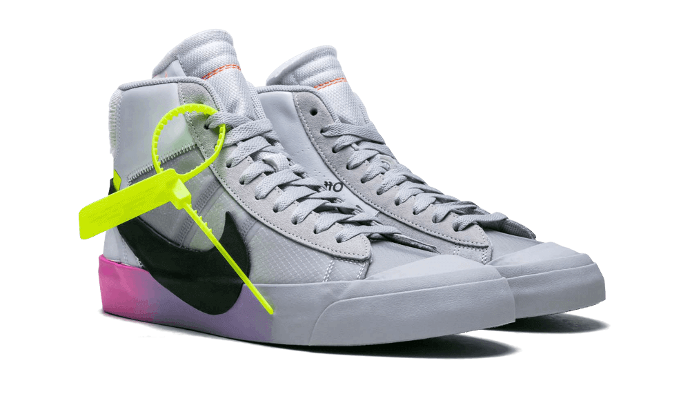 Nike Blazer Mid Off-White Wolf Grey Serena 