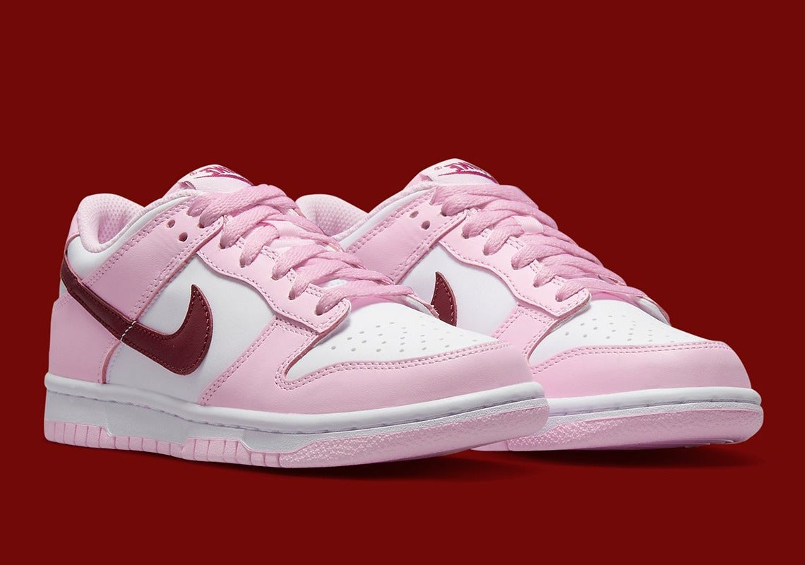 Nike Dunk Low Pink Foam Red White