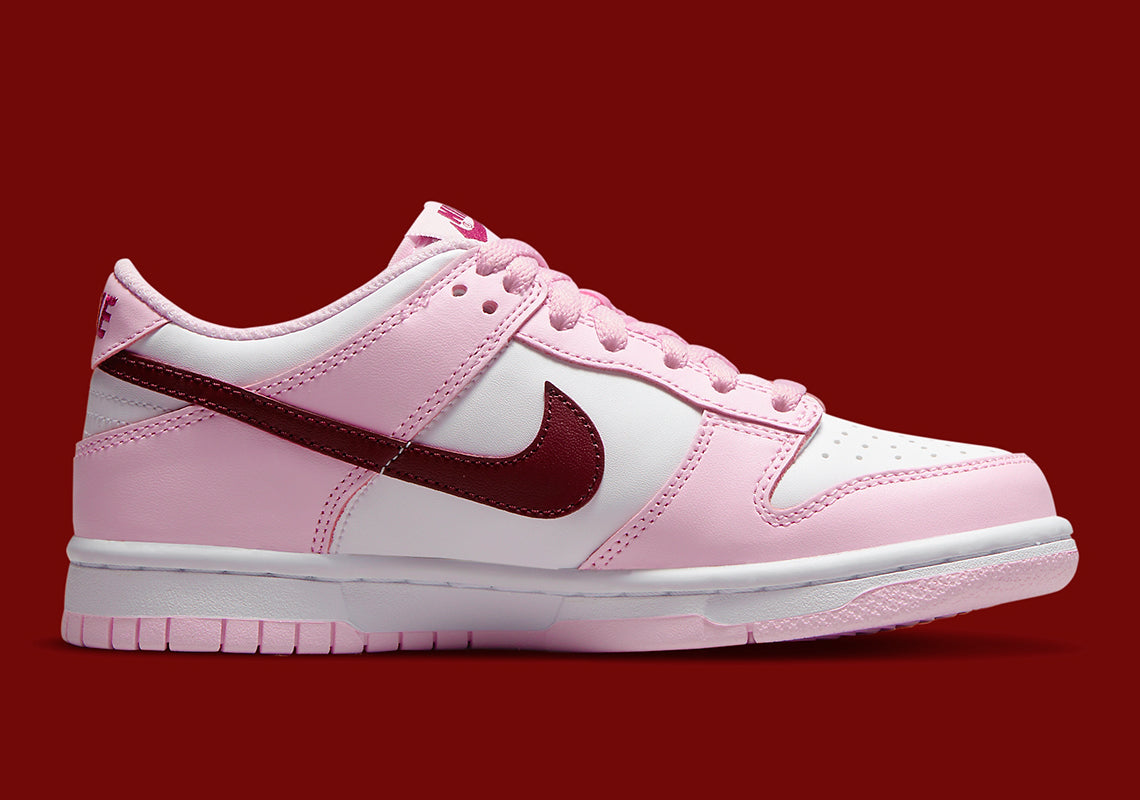 Nike Dunk Low Pink Foam Red White