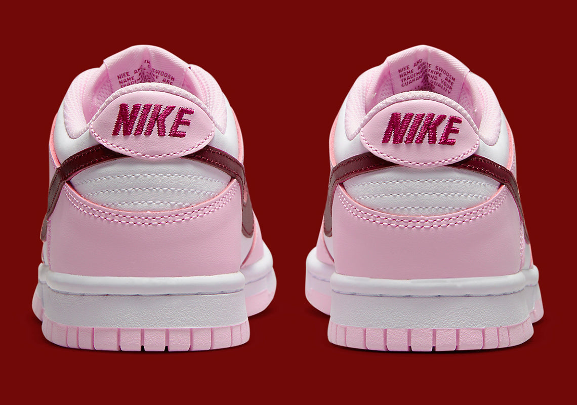 Nike Dunk Low Pink Foam Red White