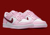 Nike Dunk Low Pink Foam Red White