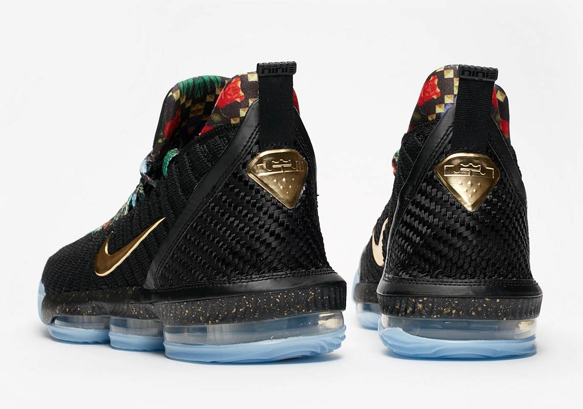 Nike LeBron 16 Watch the Throne vu de derrière