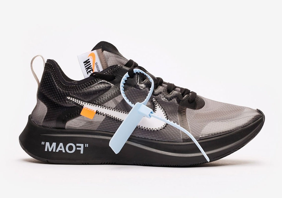 Nike Zoom Fly Off-White Black Silver