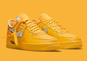 Nike Air Force 1 Low OFF-WHITE University Gold Metallic Silver