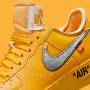 Nike Air Force 1 Low OFF-WHITE University Gold Metallic Silver