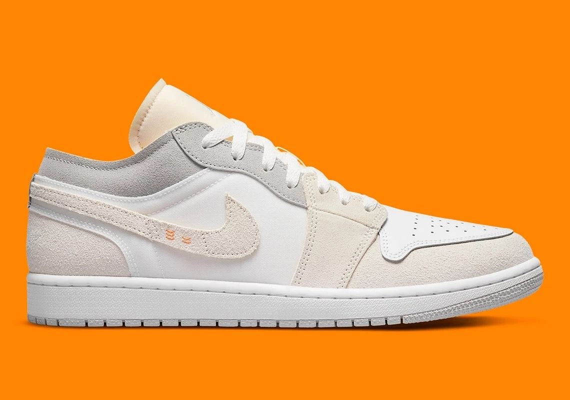 Jordan 1 Low Inside Out Cream White Light Grey